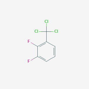 molecular formula C7H3Cl3F2 B6328466 2,3-Difluorobenzotrichloride CAS No. 1301739-91-2