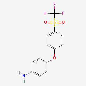 4-[4-(Trifluoromethylsulfonyl)phenoxy]aniline