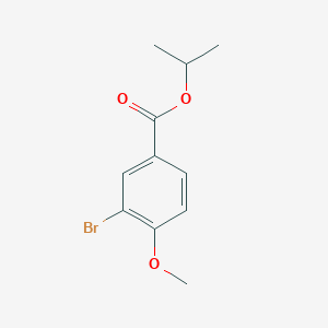 molecular formula C11H13BrO3 B6328829 Isopropyl 3-bromo-4-methoxybenzoate CAS No. 883534-61-0