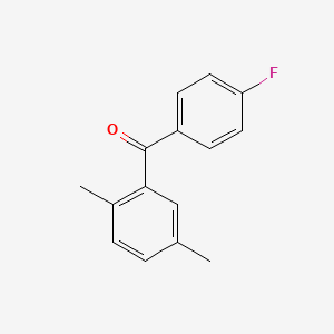molecular formula C15H13FO B6328875 (2,5-Dimethyl-phenyl)-(4-fluoro-phenyl)-methanone CAS No. 2250-61-5