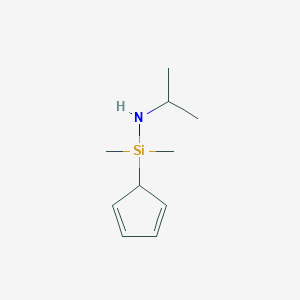 molecular formula C10H19NSi B6328900 N-(Cyclopentadienyldimethylsilyl)-N-(isopropyl)amine CAS No. 1858256-05-9