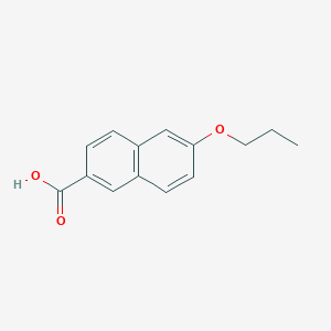 molecular formula C14H14O3 B6328928 6-Propoxy-2-naphthoic acid CAS No. 561013-50-1