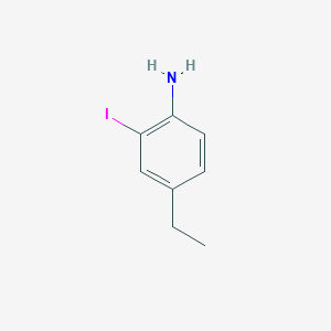 molecular formula C8H10IN B6329053 4-Ethyl-2-iodoaniline CAS No. 280773-47-9