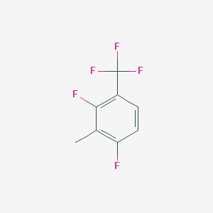 molecular formula C8H5F5 B6329274 2,6-Difluoro-3-(trifluomethyl)toluene CAS No. 1357625-37-6