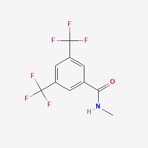 molecular formula C10H7F6NO B6329305 n-Methyl-3,5-bis(trifluoromethyl)benzamide CAS No. 948294-23-3