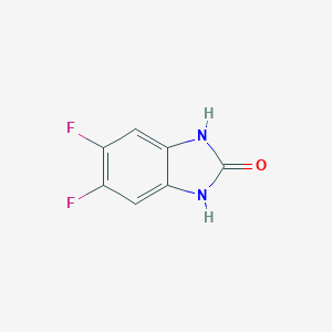 molecular formula C7H4F2N2O B063294 5,6-difluoro-1H-benzo[d]imidazol-2(3H)-one CAS No. 176244-21-6