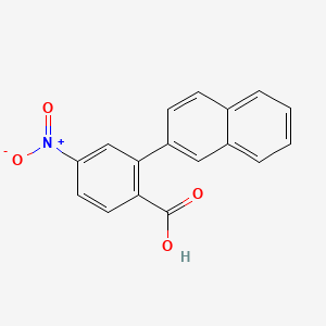 2-(Naphthalen-2-yl)-4-nitrobenzoic acid, 95%