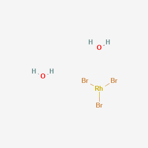 molecular formula Br3H4O2Rh B6329516 Rhodium(III) bromide dihydrate CAS No. 76758-40-2