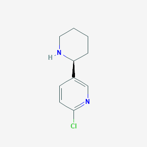 5-((2S)(2-Piperidyl))-2-chloropyridine