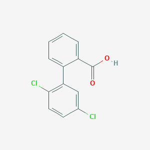 molecular formula C13H8Cl2O2 B6329575 2-(2,5-Dichlorophenyl)benzoic acid CAS No. 1178312-05-4
