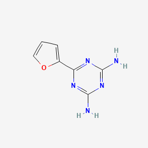 molecular formula C7H7N5O B6329620 Furyltriazine CAS No. 4685-18-1