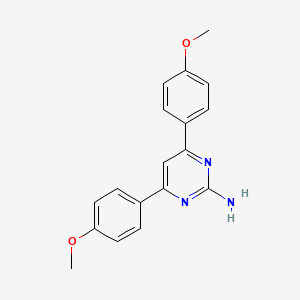 4,6-Bis(4-methoxyphenyl)pyrimidin-2-amine