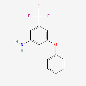 B6329685 3-Phenoxy-5-(trifluoromethyl)aniline CAS No. 1357625-80-9
