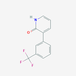 molecular formula C12H8F3NO B6329709 2-Hydroxy-3-(3-trifluoromethylphenyl)pyridine CAS No. 108281-81-8