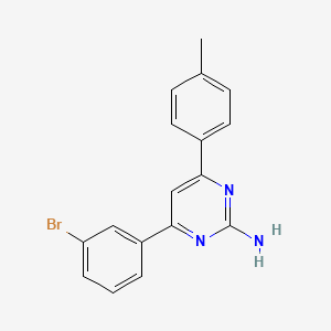 4-(3-Bromophenyl)-6-(4-methylphenyl)pyrimidin-2-amine