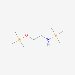 molecular formula C8H23NOSi2 B6329778 N-trimethylsilyl-2-trimethylsilyloxy-ethanamine;2-(Diphenylphosphino)benzoic acid CAS No. 17165-52-5