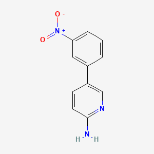 molecular formula C11H9N3O2 B6329852 5-(3-Nitrophenyl)pyridin-2-amine CAS No. 897374-55-9