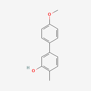 molecular formula C14H14O2 B6330233 5-(4-Methoxyphenyl)-2-methylphenol CAS No. 799766-18-0