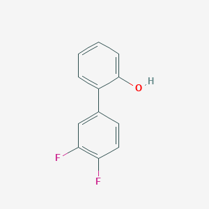 molecular formula C12H8F2O B6330271 2-(3,4-Difluorophenyl)phenol CAS No. 742058-85-1