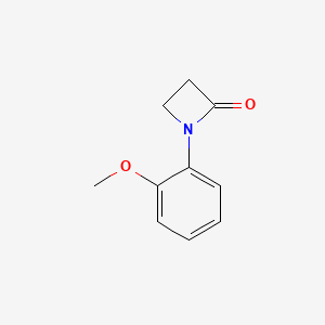 molecular formula C10H11NO2 B6330359 1-(2-Methoxyphenyl)azetidin-2-one CAS No. 1309606-50-5