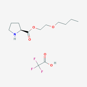 molecular formula C13H22F3NO5 B6330362 H-L-Pro-obg tfa CAS No. 1330286-57-1