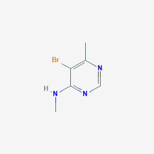 molecular formula C6H8BrN3 B6330396 5-Bromo-N,6-dimethylpyrimidin-4-amine CAS No. 1315326-21-6