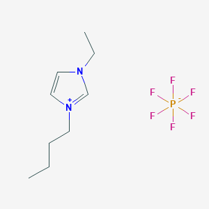 molecular formula C9H17F6N2P B6330631 1-butyl-3-ethylimidazolium Hexafluorophosphate CAS No. 256647-89-9
