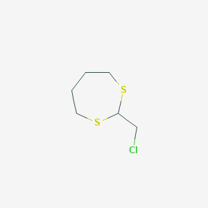 molecular formula C6H11ClS2 B6330715 2-Chloromethyl-[1,3]dithiepane CAS No. 54237-86-4