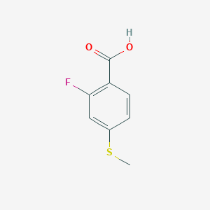 2-Fluoro-4-(methylthio)benzoic acid