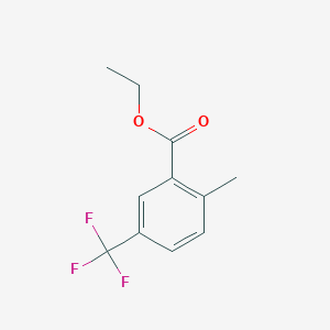 molecular formula C11H11F3O2 B6330845 Ethyl 2-methyl-5-(trifluoromethyl)benzoate CAS No. 56427-57-7