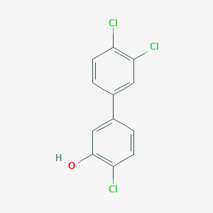 molecular formula C12H7Cl3O B6330859 2-Chloro-5-(3,4-dichlorophenyl)phenol CAS No. 329185-42-4