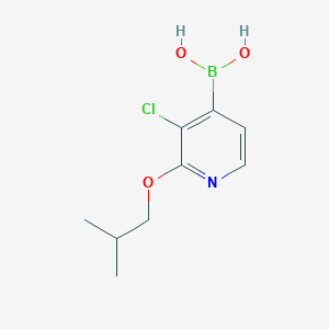 3-Chloro-2-isobutoxypyridine-4-boronic acid;  97%