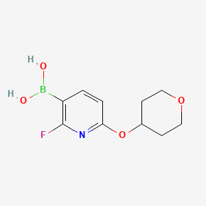 2-Fluoro-6-(tetrahydropyran-4-yloxy)pyridine-3-boronic acid;  97%