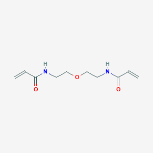 molecular formula C10H16N2O3 B6330933 Poly(ethylene glycol) diacrylamide, (PEG), M.W. 2.000 CAS No. 160556-48-9