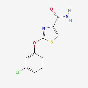2-(3-Chloro-phenoxy)-thiazole-4-carboxylic acid amide