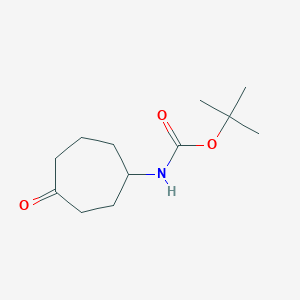 molecular formula C12H21NO3 B6331112 tert-butyl N-(4-oxocycloheptyl)carbamate CAS No. 1031335-15-5