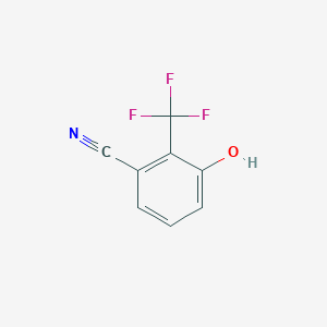 molecular formula C8H4F3NO B6331116 3-Hydroxy-2-(trifluoromethyl)benzonitrile CAS No. 731002-48-5