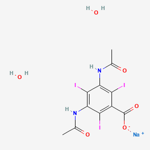 molecular formula C11H12I3N2NaO6 B6331170 Sodium diatrizoate dihydrate CAS No. 1185748-84-8