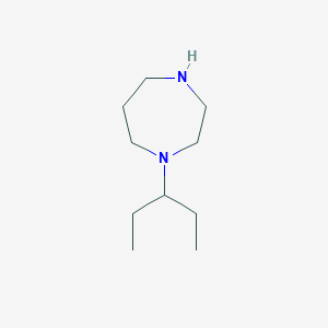 molecular formula C10H22N2 B6331222 1-(Pentan-3-yl)-1,4-diazepane CAS No. 1179898-40-8