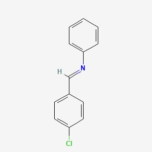 molecular formula C13H10ClN B6331291 (E)-N-(4-Chlorobenzylidene)aniline CAS No. 1613-95-2