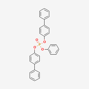 molecular formula C30H23O4P B6331308 Phenyl bis(4-phenylphenyl) phosphate CAS No. 17270-00-7