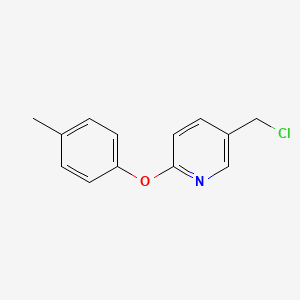 5-Chloromethyl-2-p-tolyloxy-pyridine, 95%