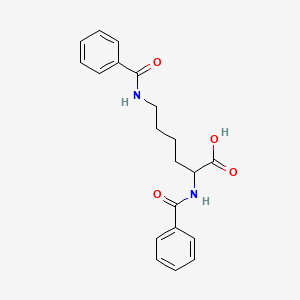 molecular formula C20H22N2O4 B6331458 alpha,epsilon-Dibenzoyl-DL-lysine CAS No. 32513-92-1