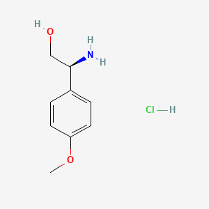 (2S)-2-Amino-2-(4-methoxyphenyl)ethan-1-ol HCl