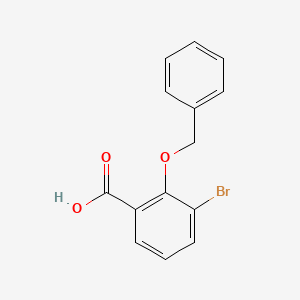 molecular formula C14H11BrO3 B6331488 2-(Benzyloxy)-3-bromobenzoic acid CAS No. 1293226-94-4