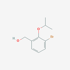 molecular formula C10H13BrO2 B6331509 (3-Bromo-2-isopropoxyphenyl)methanol CAS No. 1250782-97-8