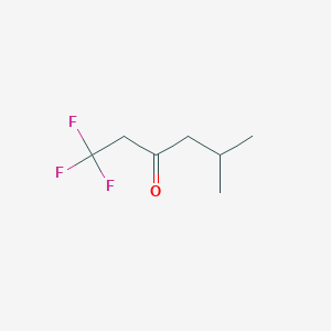 molecular formula C7H11F3O B6331529 1,1,1-Trifluoro-5-methylhexan-3-one CAS No. 1306067-53-7