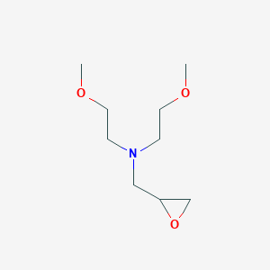 molecular formula C9H19NO3 B6331539 Bis(2-methoxyethyl)[(oxiran-2-yl)methyl]amine CAS No. 1240570-66-4