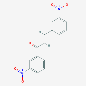 molecular formula C15H10N2O5 B6331561 (2E)-1,3-Bis(3-nitrophenyl)prop-2-en-1-one CAS No. 38270-15-4