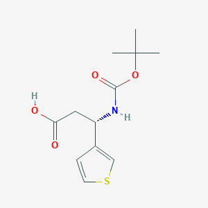 Boc-(S)-3-Amino-3-(3-thienyl)-propionic acid